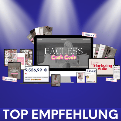Faceless Cash Code Erfahrungen von Laura Teresa Greulich